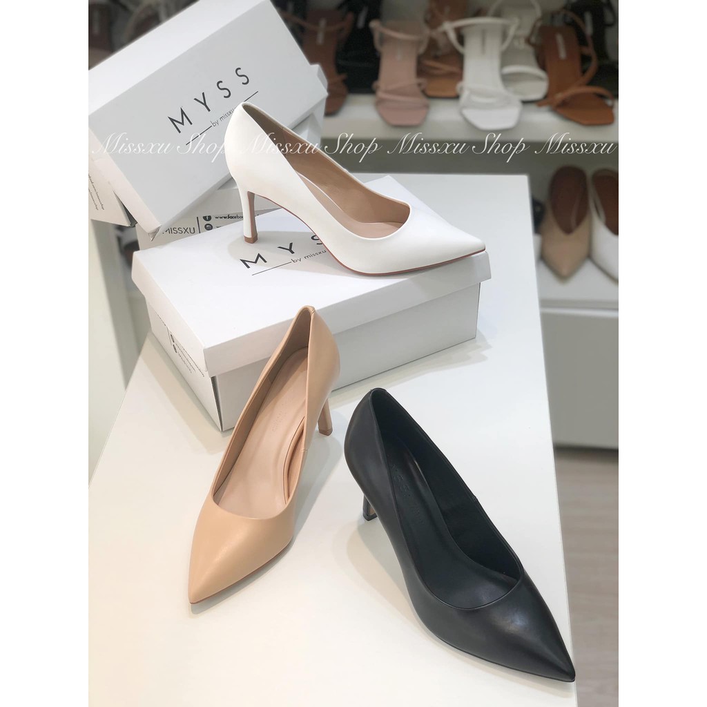 Giày nữ mũi nhọn 7 cm da lì thời trang  MYSS - CG143