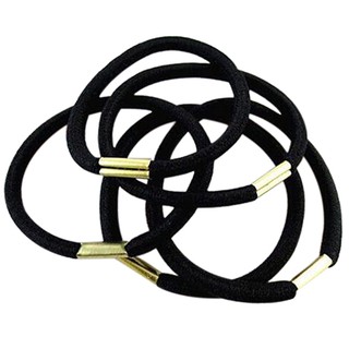 Set 10 Dây Cột Tóc Co Giãn Màu Đen Thời Trang Cho Nữ