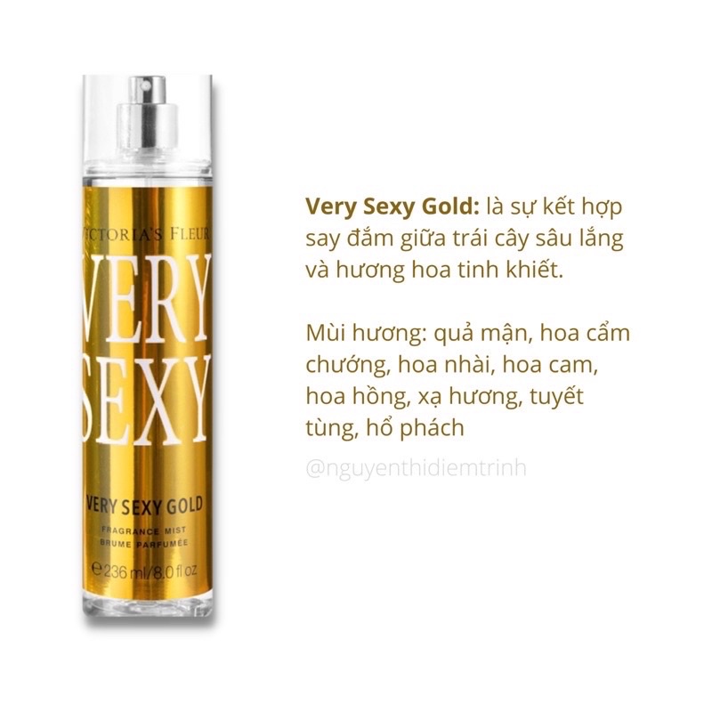 XỊT THƠM BODY VICTORIA FLEUR chai 236ml