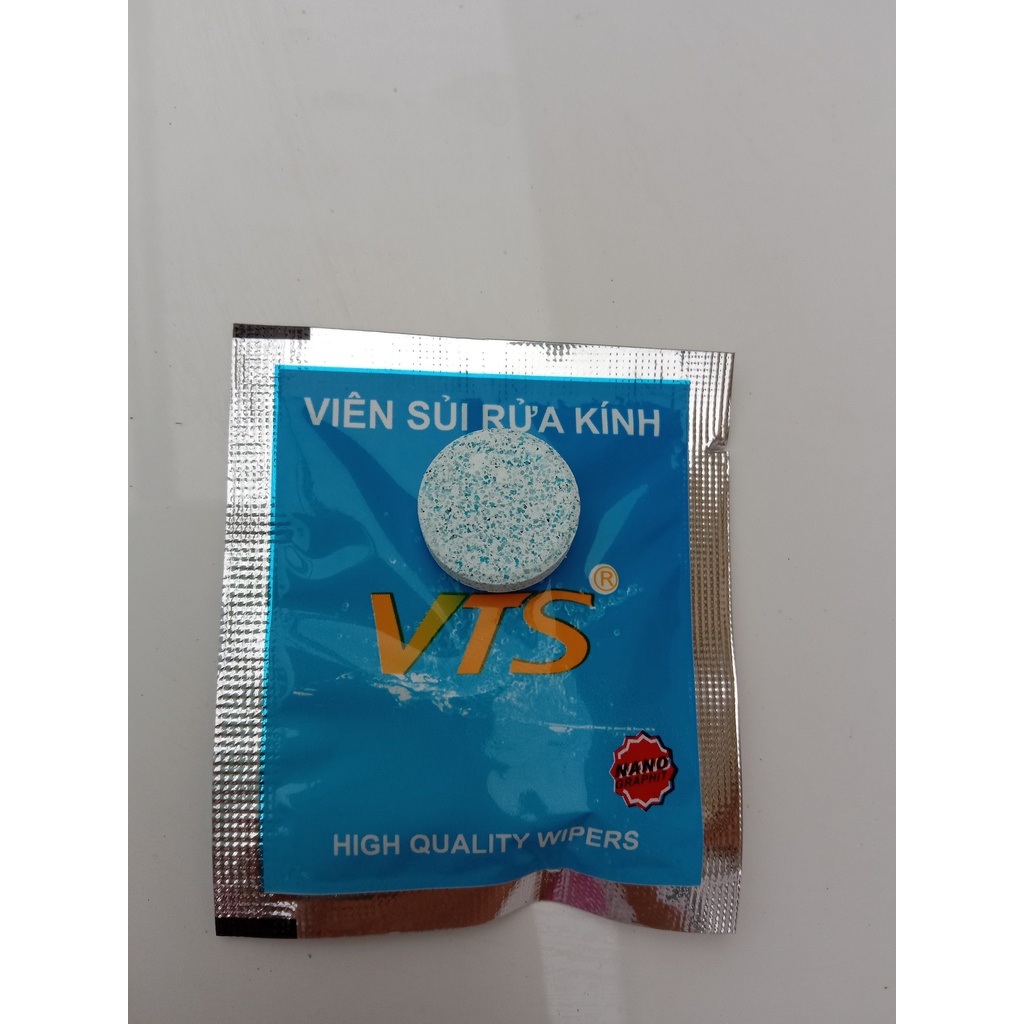 Viên sủi rửa kính ô tô - Hỗ trợ Tẩy sạch kính lái, 100% sinh học, thân thiện môi trường S070