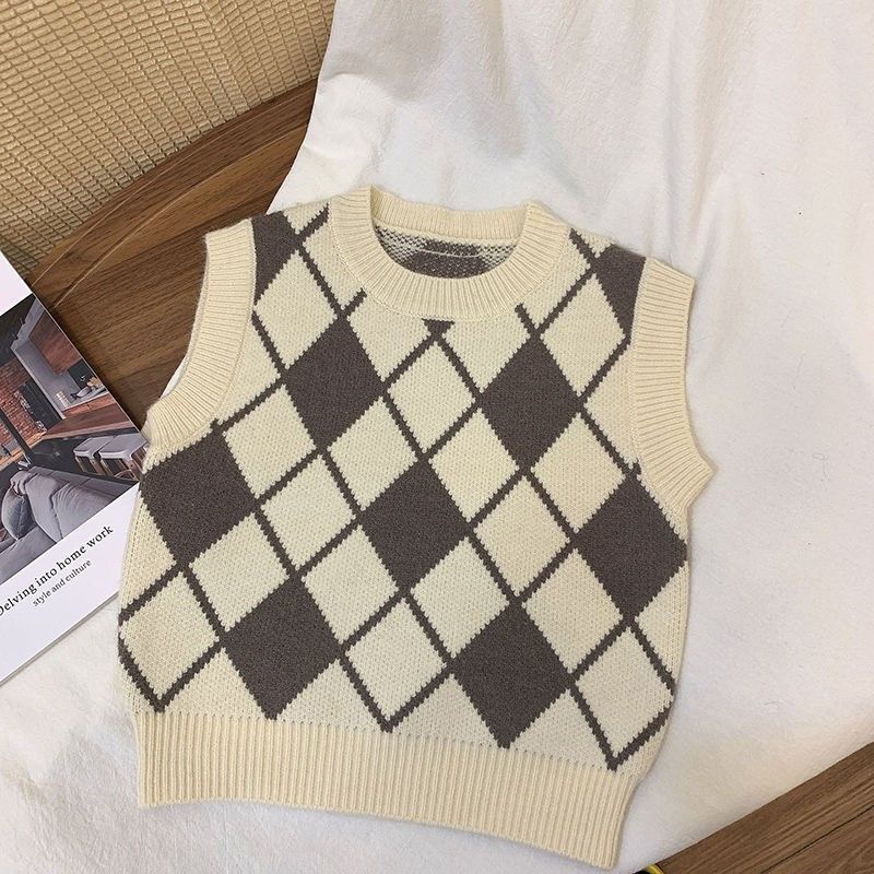 Áo Sweater Dệt Kim Không Tay Nhiều Màu Sắc Thời Trang Xuân Thu Dành Cho Bé Trai