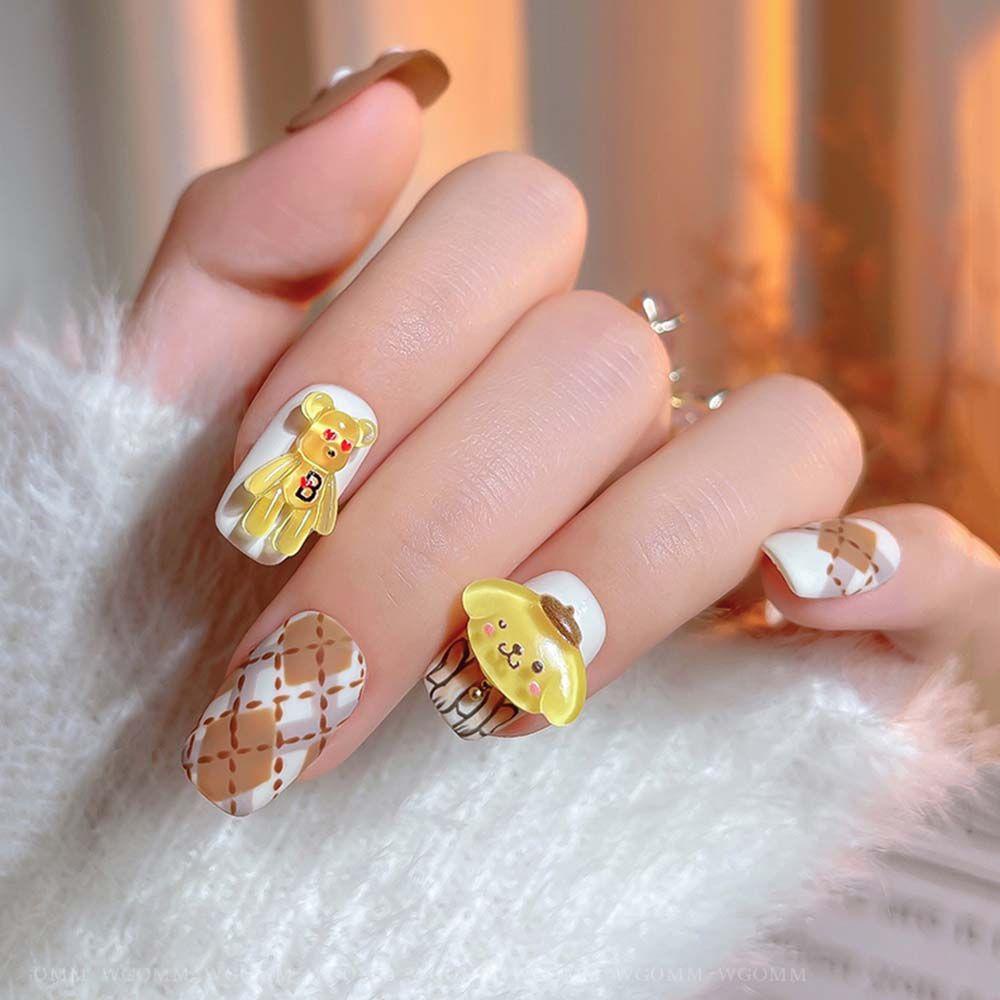 Phụ Kiện Trang Trí Móng Tay Nghệ Thuật Mini Hình Cô Gái Melody Nhật Bản