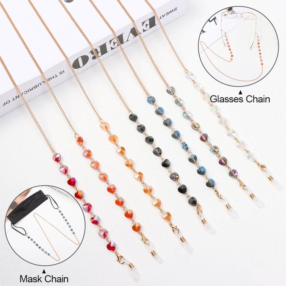 Giá Đỡ Mắt Kính Bằng Kim Loại Thời Trang|Dây Đeo Giữ Kính Đọc Sách Tiện Dụng