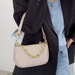 Vintage Crocodile Pattern Women Casual Baguette Shoulder Bag Classic Fashion Ladies Bag Handbag Beg Wanita