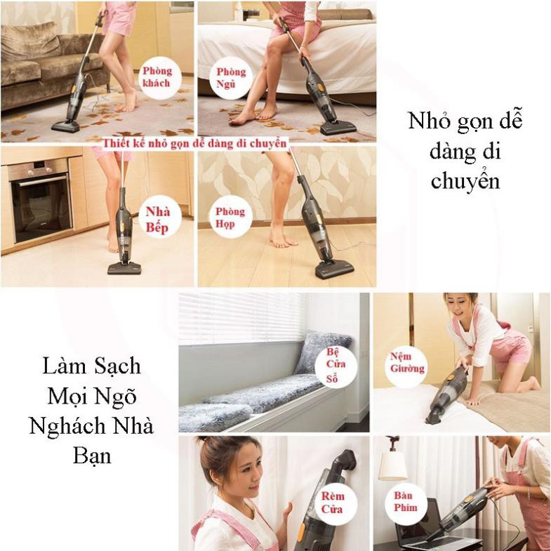 Máy Hút Bụi Cầm Tay DEERMA DX115C – Máy Hút Bụi Gia Đình Công Suất 600W - JD29 | BigBuy360 - bigbuy360.vn
