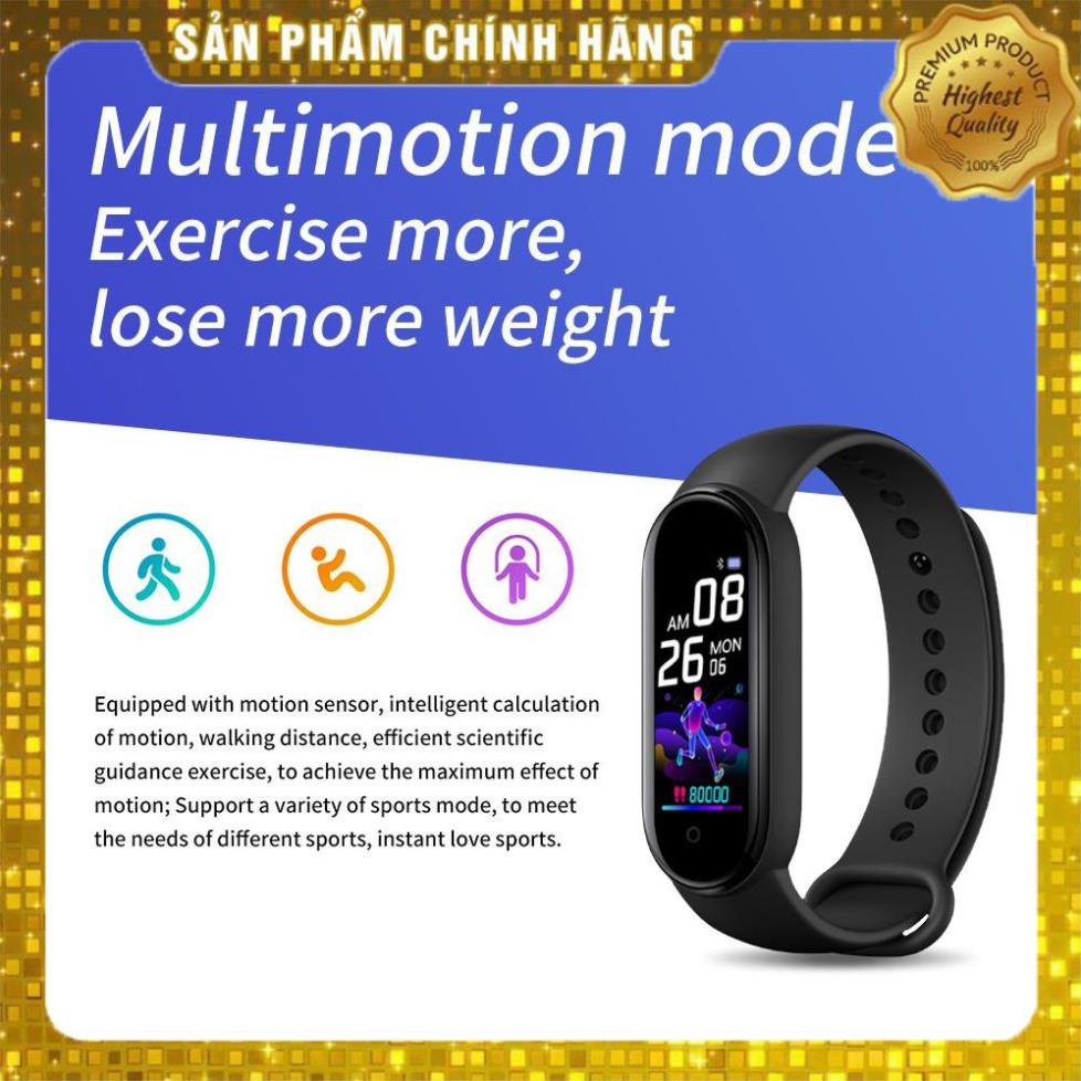 [HÀNG CHUẨN AUTH] Vòng Đeo Tay Thông Minh SKMEI  M4 Giúp Theo Dõi Sức Khỏe