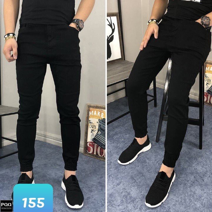 QUẦN JEAN NAM CO GIÃN CHUN THUN Ở GẤU, JEAN NAM JOGGER