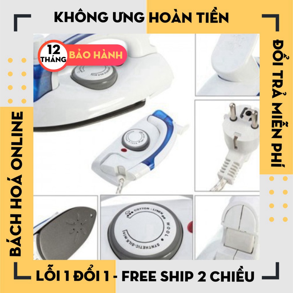 bàn là hơi nước mini, bàn là hơi nước gấp gọn cầm tay du lịch