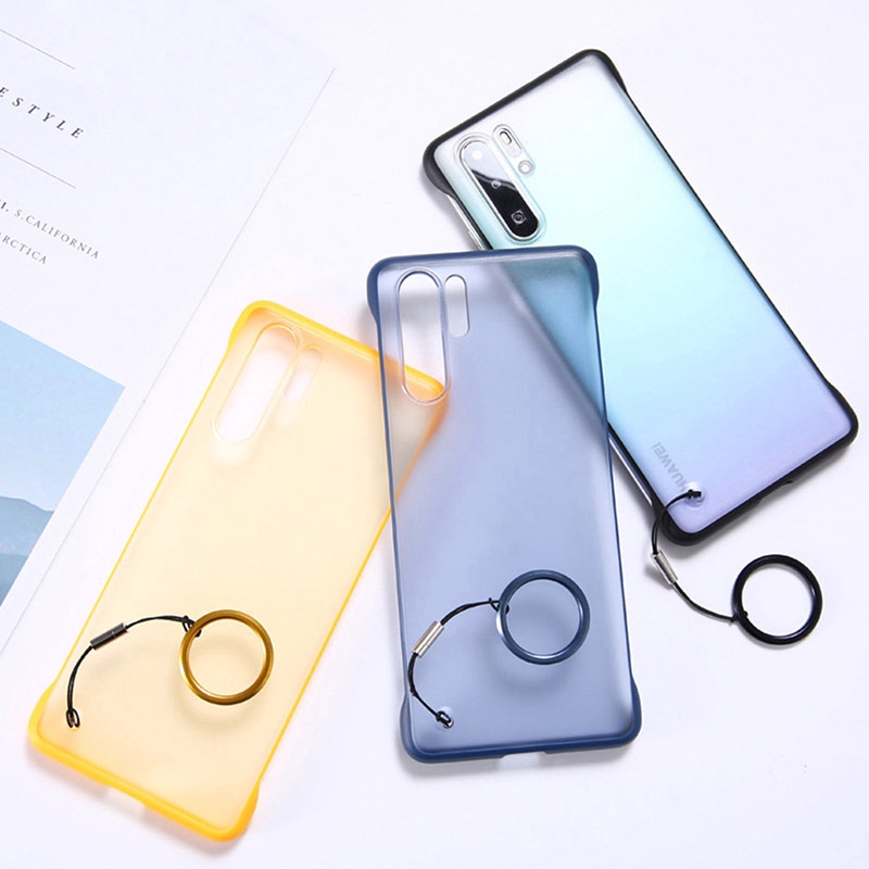 Ốp điện thoại siêu mỏng kèm nhẫn cao cấp cho Xiaomi Mi Note 10 Pro A3 9T Pro 9 8 SE Lite