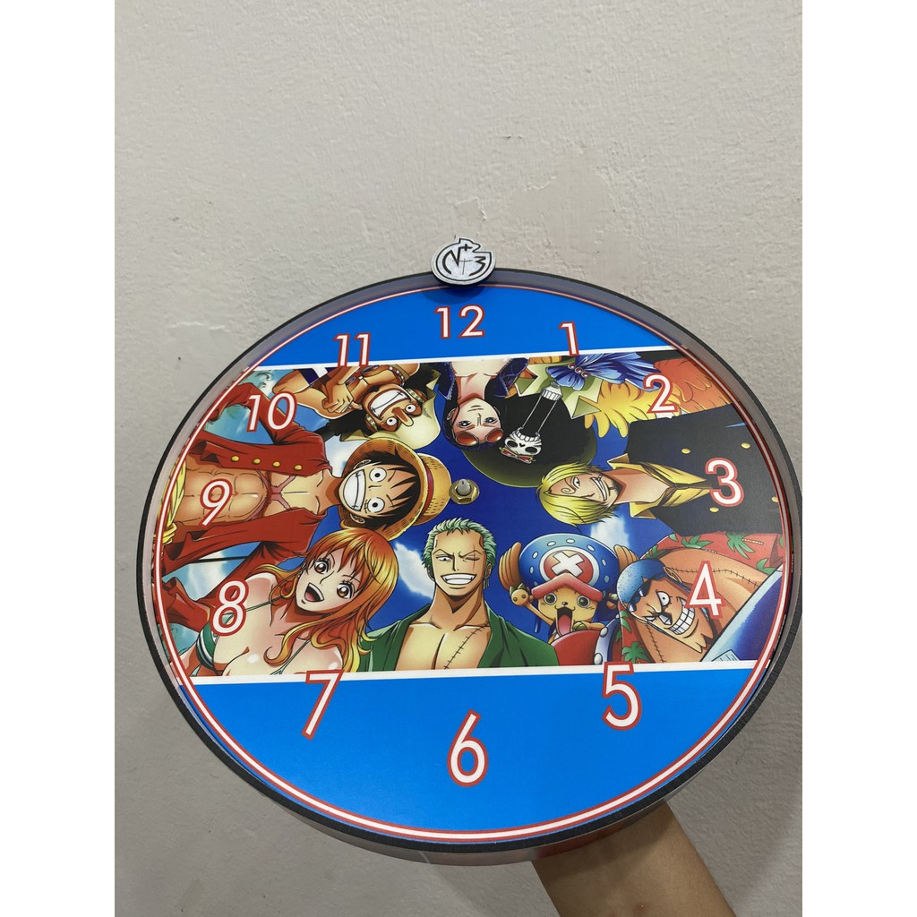 One Piece - ĐỒNG HỒ trang trí tường cho trẻ em