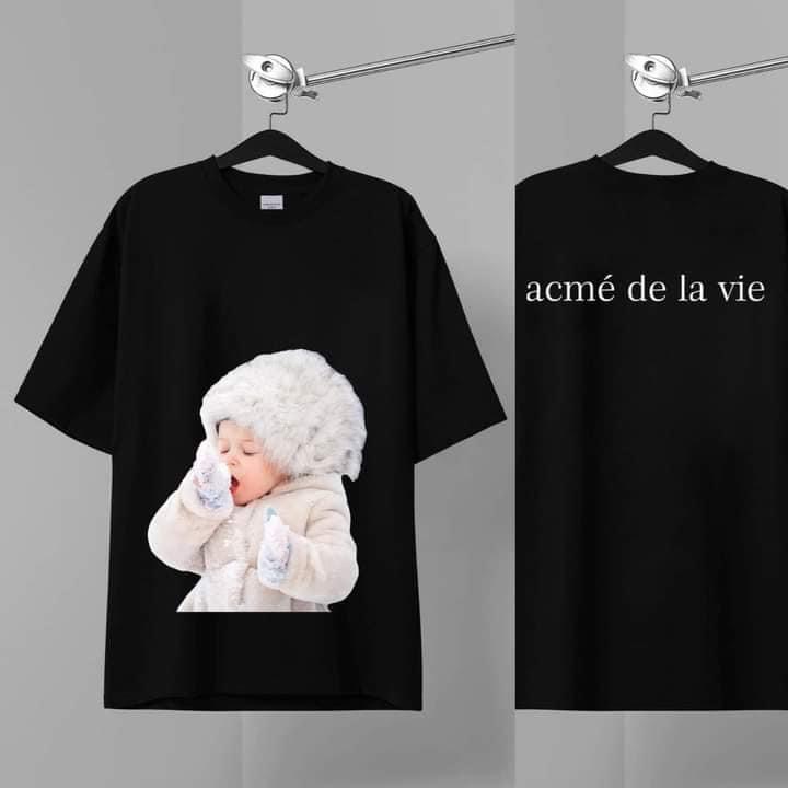 Áo ADLV Thun Cotton CAO CẤP - Mẫu số 6 - Em Bé Mũ Lông