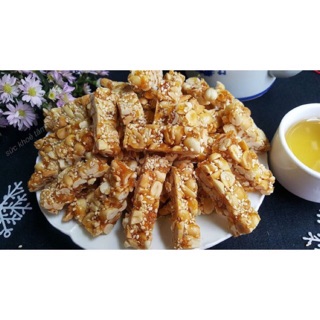 kẹo lạc nhà làm bao ngon  gói 200g(đặc sản đại đồng -thạch thất)