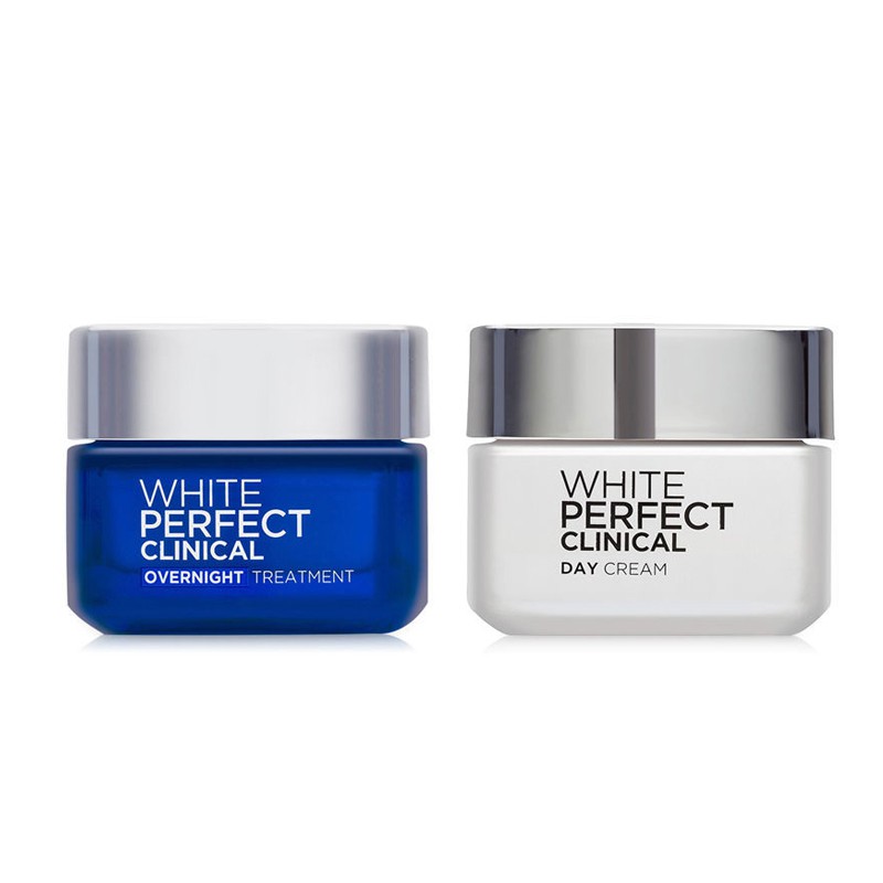 (Chính hãng công ty) Kem dưỡng da trắng mịn và giảm thâm nám LOreal White Perfect Clinical Ngày và Đêm