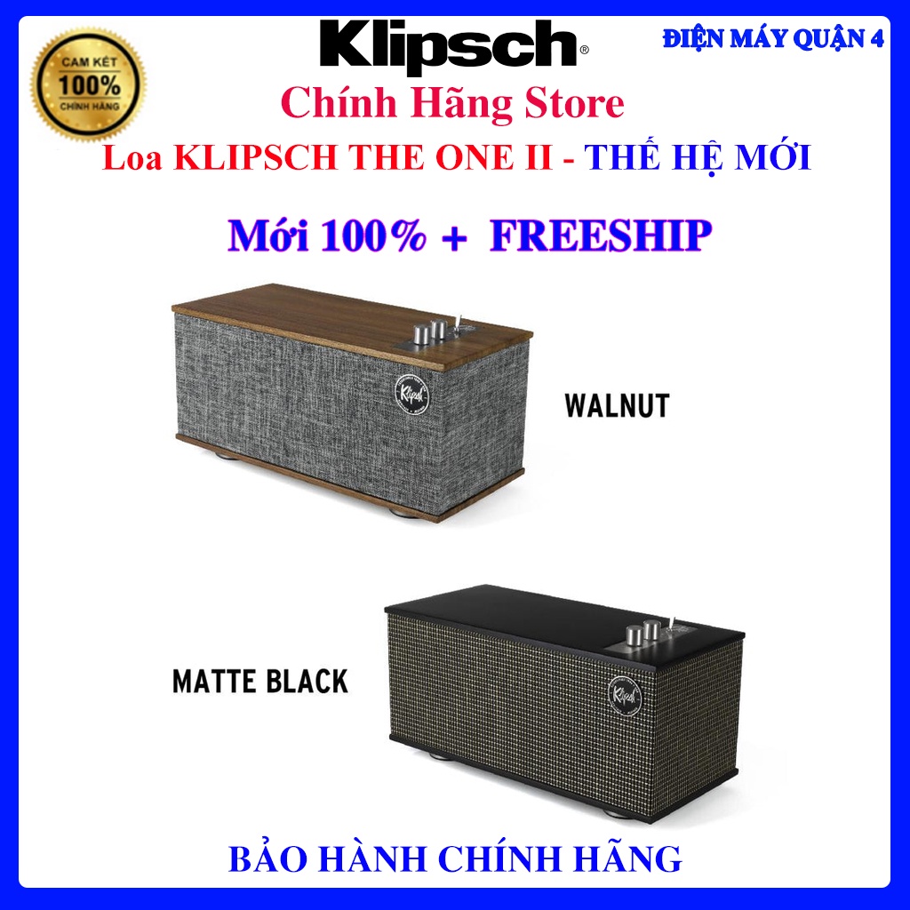 Loa KLIPSCH THE ONE II (đời 2) Bảo hành chính hãng 12 tháng - Mới 100%