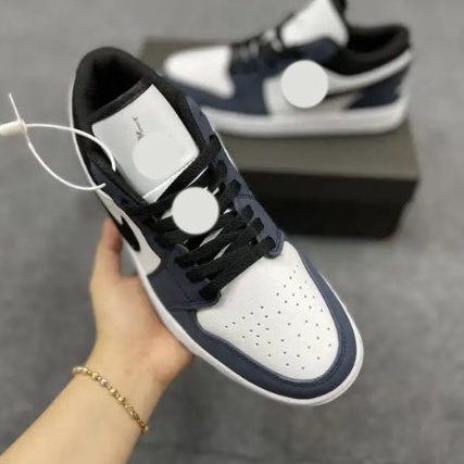 [ TẶNG Tất Cao Cấp ] ZinVG Giày jordan Xanh Navy Cổ Thấp siêu đẹp dành cho nam nữ, giày jd Cổ Cao Hot Trend