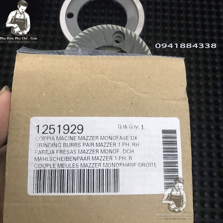 Bộ Lưỡi Dao Máy Xay Cà Phê HC600, 900N, Siga, Đường Kính 64mm
