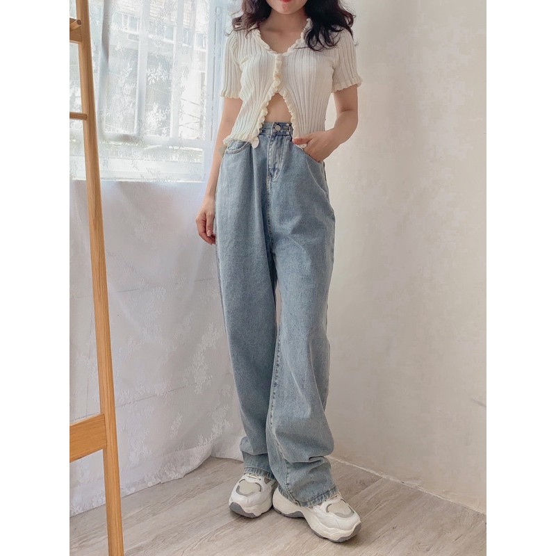 Quần jeans ống rộng NP71
