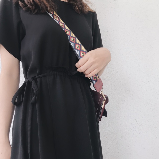 Layer Dress - Váy đen rút eo layer | BigBuy360 - bigbuy360.vn