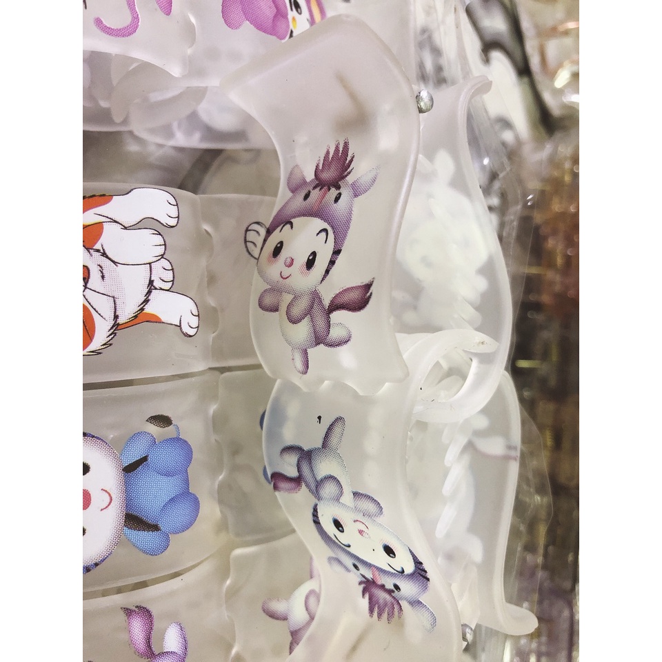 kẹp hình thú 5 răng cute (1 cái )