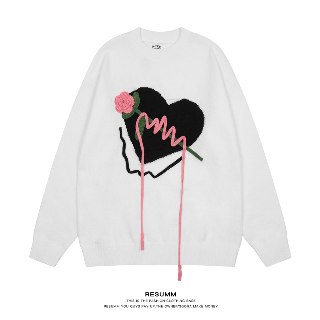 Áo sweater dệt kim DIDIKA phong cách Hàn Quốc thời trang thu đông oversize cho nữ