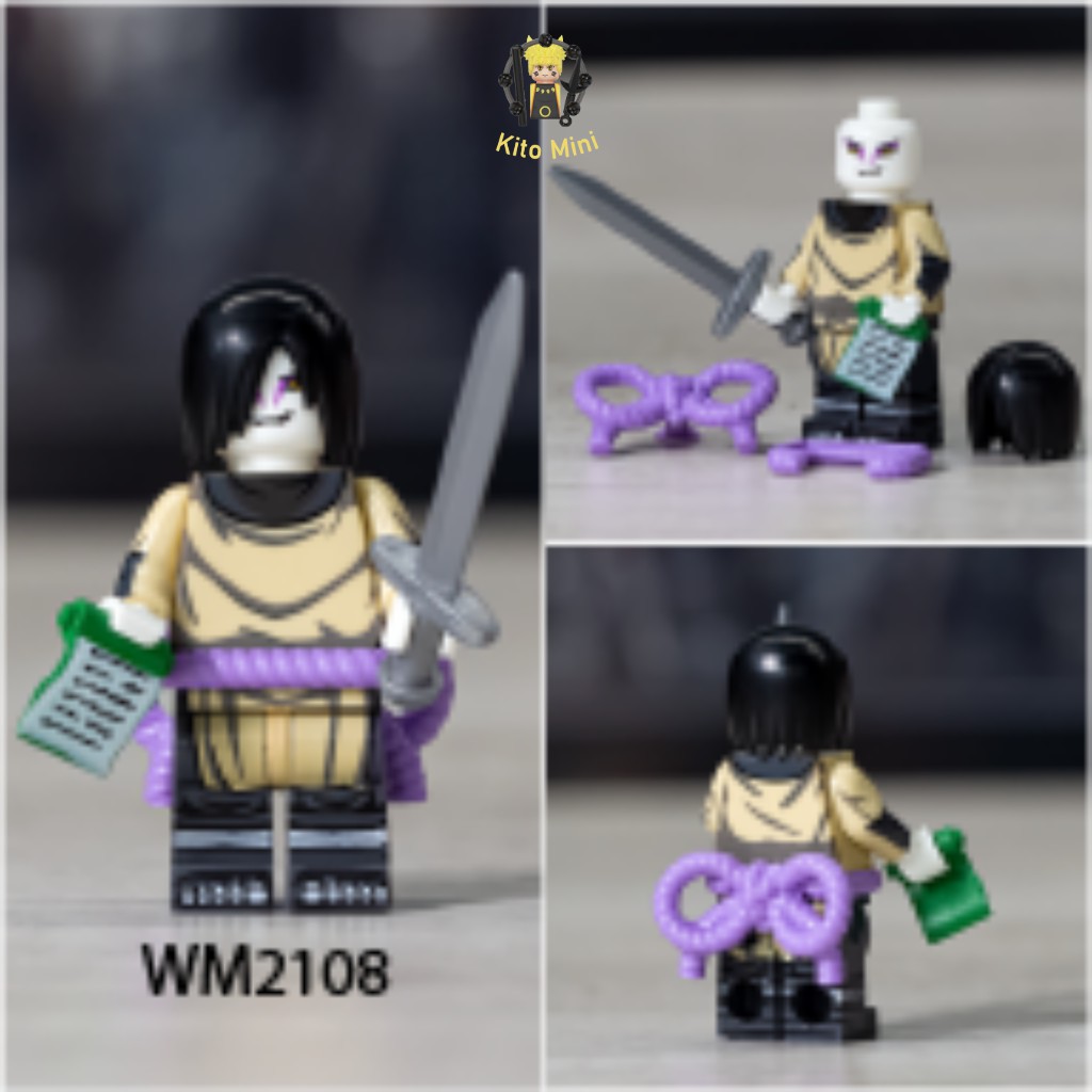 Minifigures Lắp Ráp Mô Hình Nhân Vật Hoạt Hình Truyện Tranh Naruto Hokage WM6108 Mẫu Mới Bán Lẻ