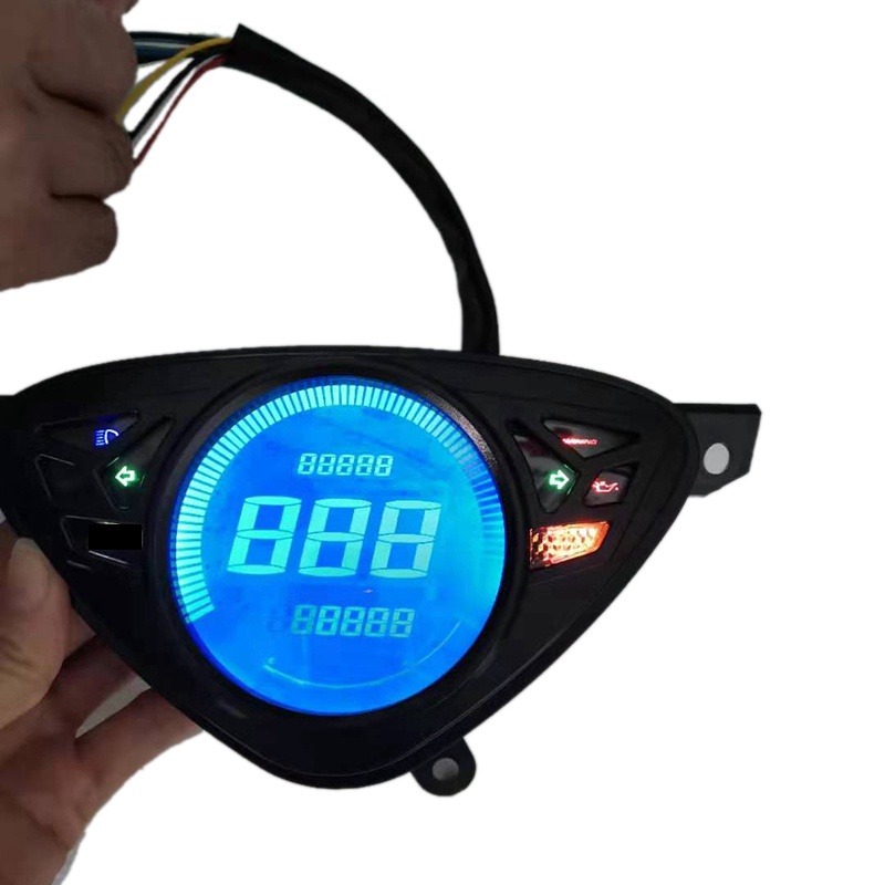 Đồng Hồ Đo Tốc Độ Xe Máy Có Màn Hình LCD Màu Sắc Có Thể Điều Chỉnh Cho Yamaha Mio