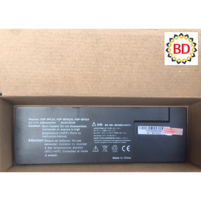 Pin VGP-BPS24 Battery For SONY VAIO SA SB SC SD SE VPCSA VPCSB VPCSC