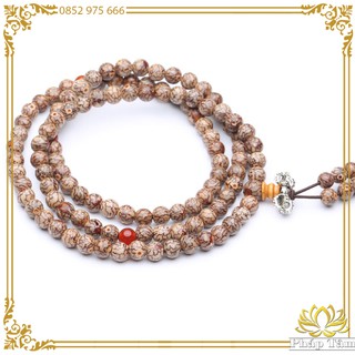 Chuỗi Vòng Tay 108 Hạt Bồ Đề Phật Giáo Kết Hợp Chày Kim Cang Mật Tông Tây Tạng - Tâm Phong Thủy
