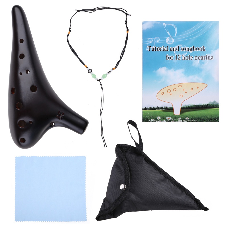 Sáo Ocarina Gốm 12 Lỗ Chuyên Nghiệp