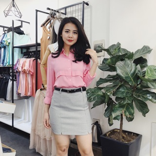 [ ẢNH THẬT + VIDEO ] SƠ MI THÔ LỤA CÔNG SỞ SIÊU XINH