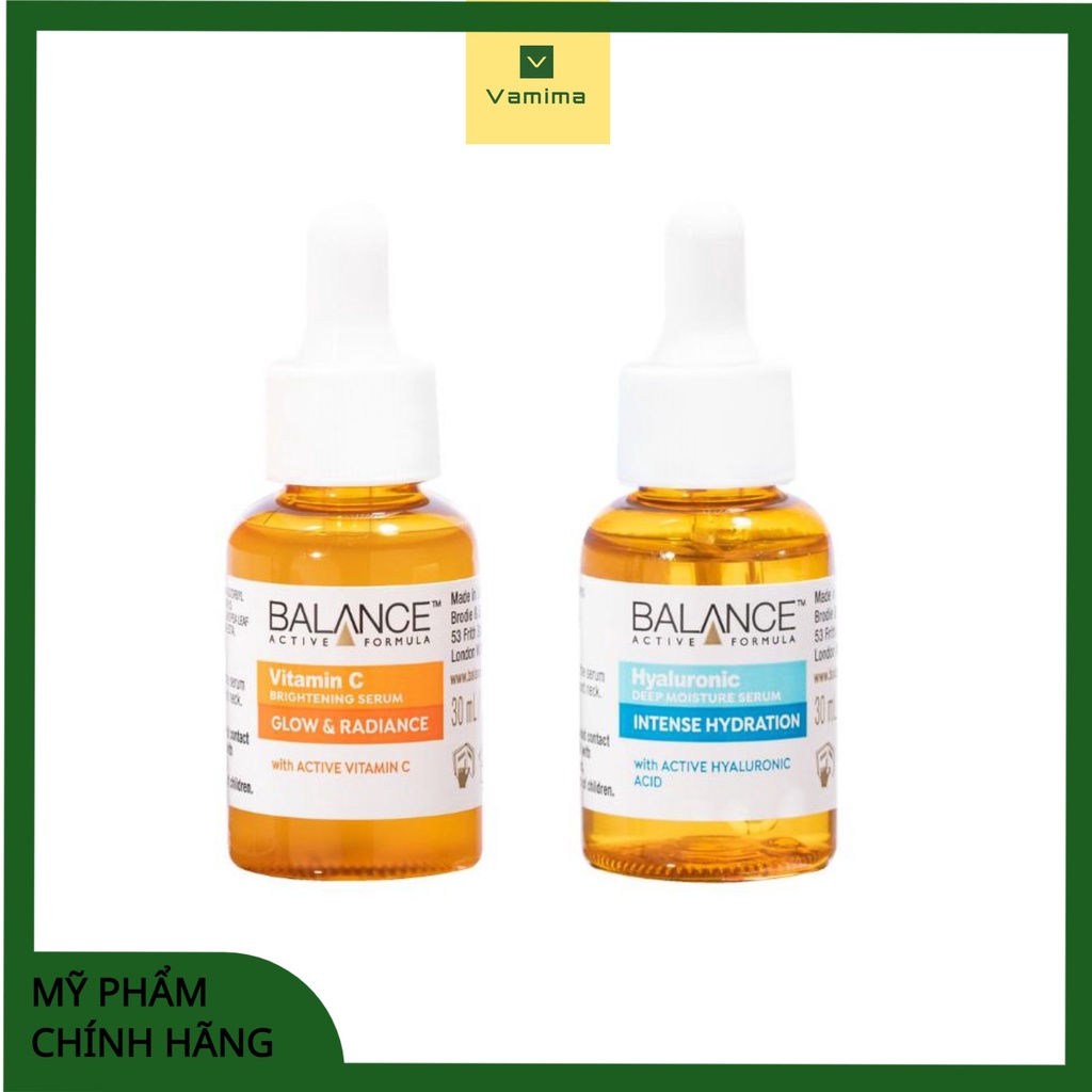 Tinh chất Balance Vitamin C/ Hyaluronic /Collagen / Niacinamide 15% 30ml - Vamima Cosmetic