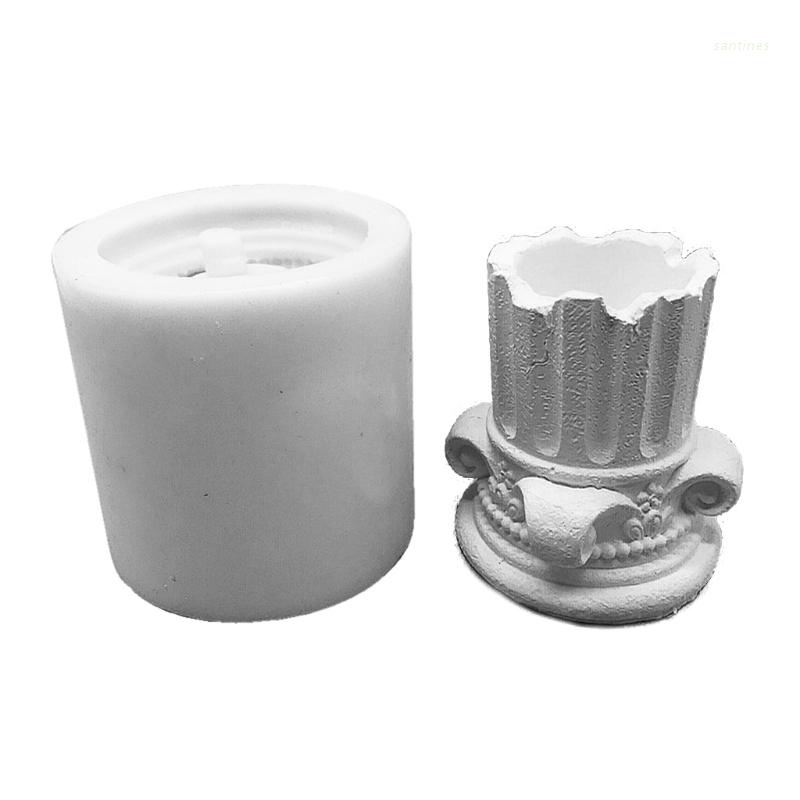 Khuôn Silicone Tạo Hình Chậu Hoa / Cây Mọng Nước 3d Tiện Dụng