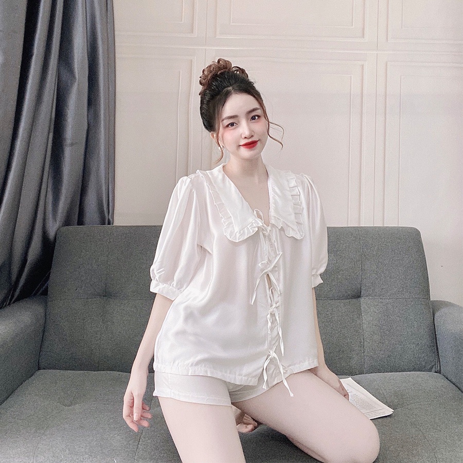 Đồ ngủ nữ sexy gợi cảm cao cấp lụa satin Shutino SA36 | BigBuy360 - bigbuy360.vn