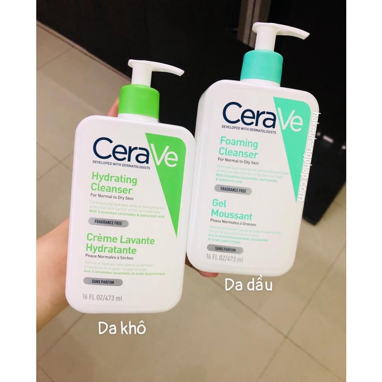 Sữa rửa mặt Cerave các size