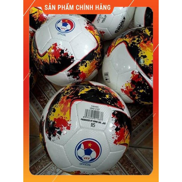 (Chính hãng) Quả bóng đá Động Lực UHV 2.07 Galaxy (màu đỏ-trắng)