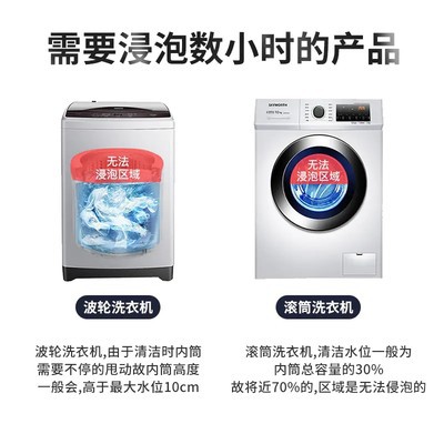 INWEJIA chất tẩy rửa Khe Máy giặt có thể được miễn phí ngâm men khử nước thải khử Oxy