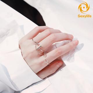 Set 4 Nhẫn Nữ Thời Trang Cá Tính