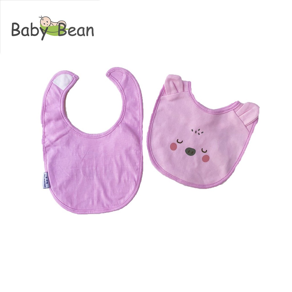 Yếm Ăn Dặm hình Gấu, Mèo cho Bé Sơ Sinh BabyBean