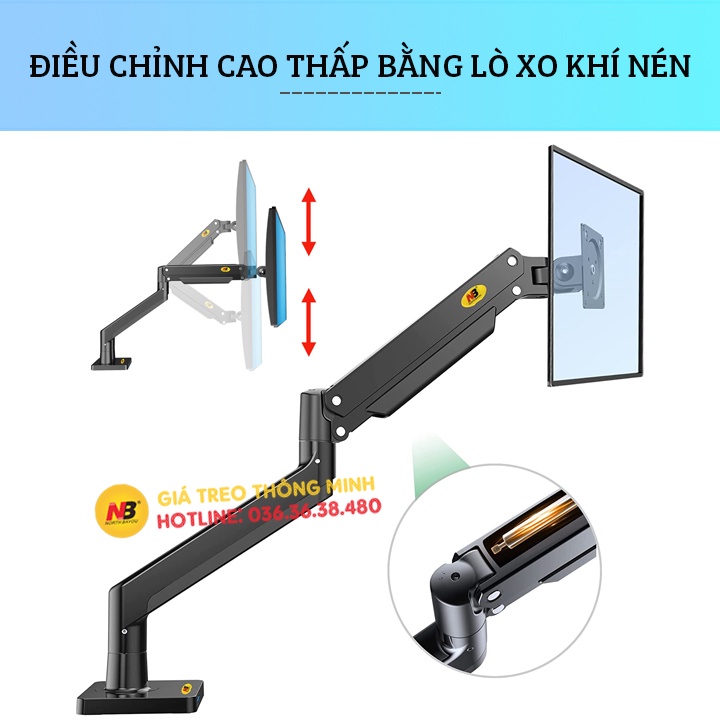 Giá Treo Màn Hình NB G40 22 - 40 Inch / Giá Đỡ Arm Màn Hình Gắn Bàn