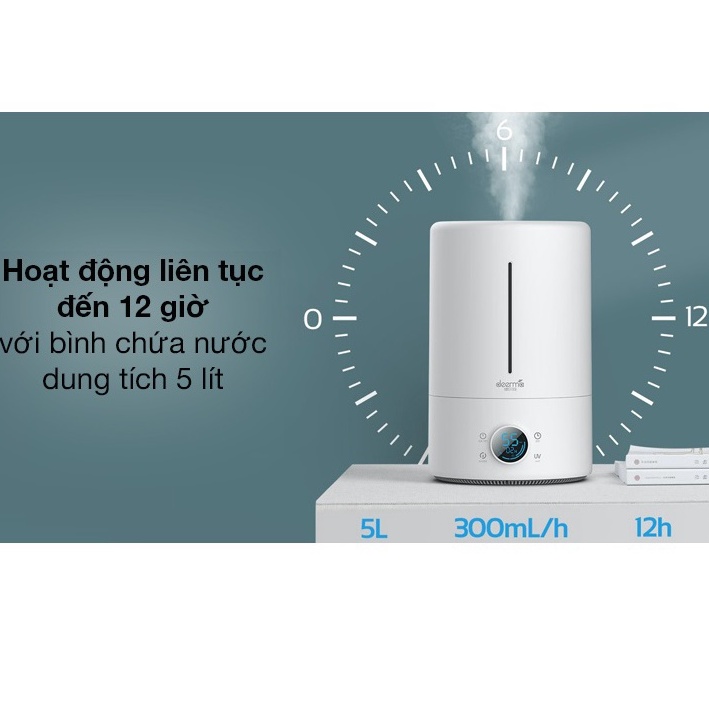 Máy phun sương tạo độ ẩm không khí thông minh Deerma mini 5L có thể bỏ tinh dầu - HAPOS