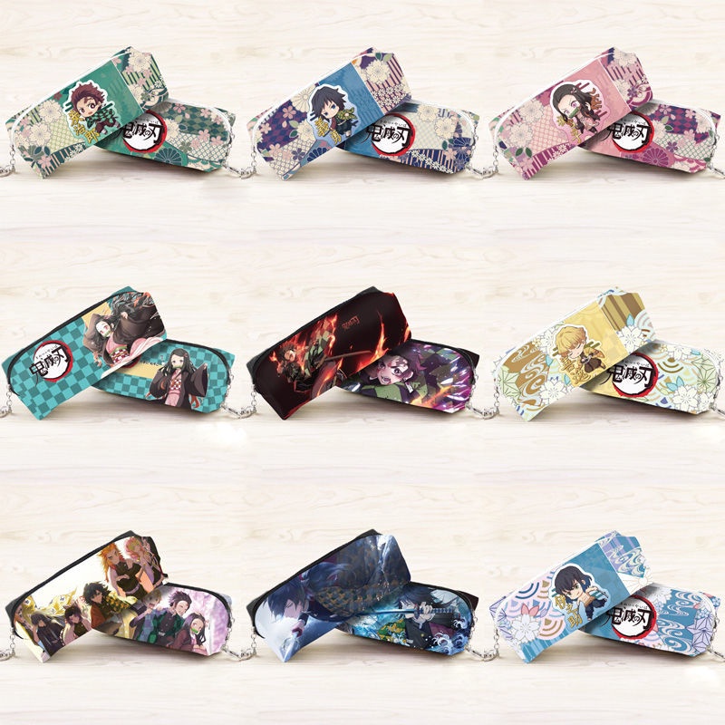 Hộp Đựng Bút Chì Họa Tiết Hoạt Hình Demon Slayer Độc Đáo Giá Đỡ