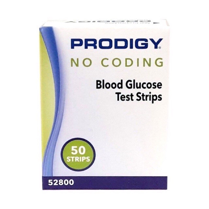 Que thử đường huyết Prodigy lọ 50 test