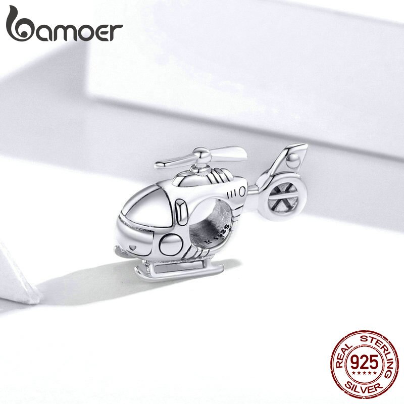 Hạt Charm Bamoer SCC1699 Bằng Bạc 925 Thật Dành Cho Trang Sức Vòng Tay Tự Làm