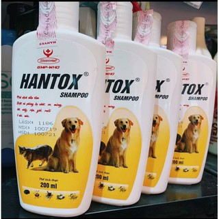 Sữa tắm Hantox- diệt ve,rận trên chó mèo