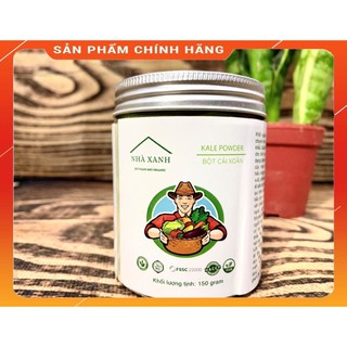 [150GRAM]Bột cải xoăn sấy lạnh NHÀ XANH nguyên chất 100%