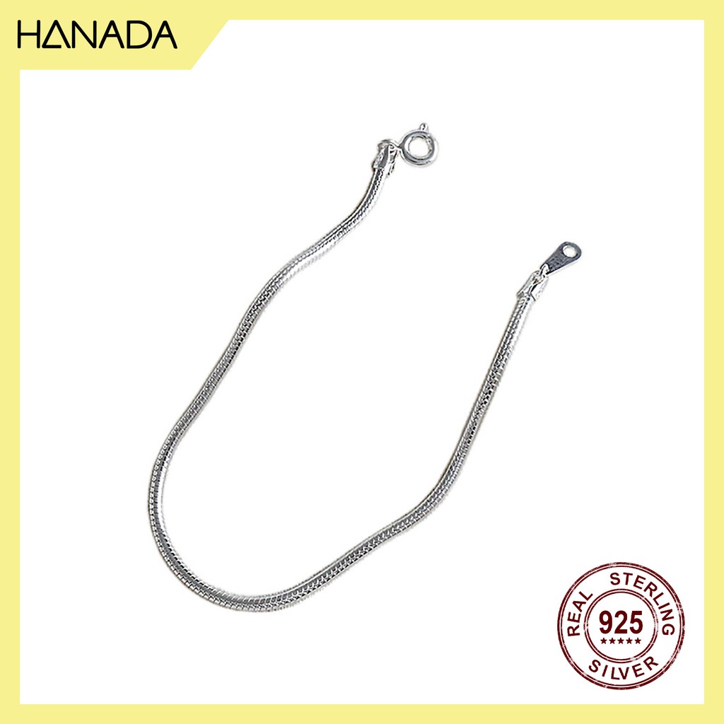 Lắc Tay Bạc Hanada 0267 Unisex dây giống Pan.dora G15