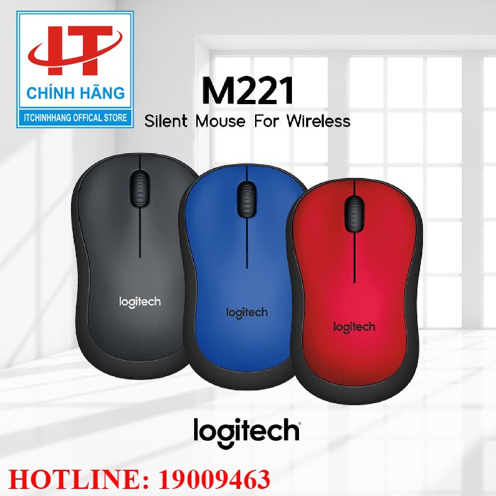 Chuột không ồn Logitech M221 Bảo hành 12 tháng