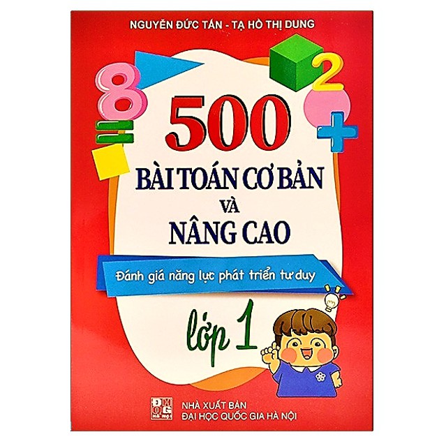 Sách 500 Bài Toán Cơ Bản Và Nâng Cao Lớp 1