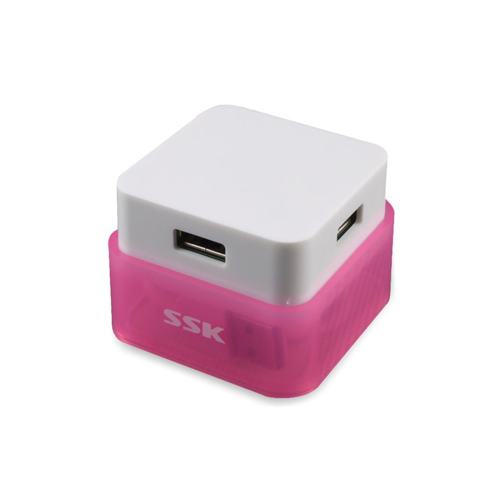 Hub chia 1 ra 4 cổng USB 2.0 SSK SHU020 - Hàng CHính Hãng. BH 12 Tháng