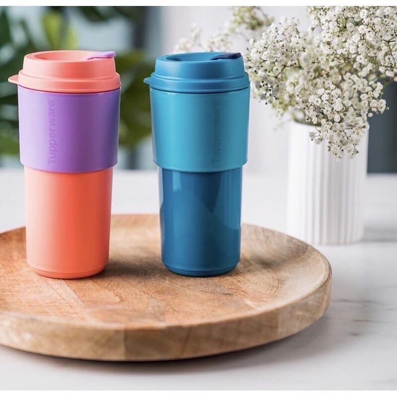 Ly đựng cà phê Coffee To Go 490ml Tupperware hoàn toàn kín khí chất liệu nhựa nguyên sinh an toàn